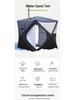 Pentagonal Winter Outdoor Sauna Tent: Portable Steam & Sweat Box for Ice Fishing and Medicinal Bath.