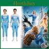 Body Inspiré des Quatre Fantastiques en Matière Lycra pour Cosplay et Fêtes Thématiques