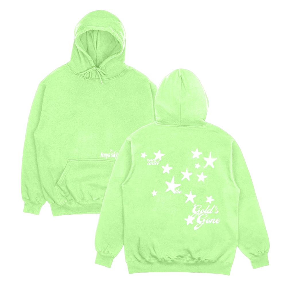 

Худі Gold s Gone з графікою співачки Фреї Скай Чоловічий Жіночий Повсякденний Пуловер Вуличний одяг Хараджуку Хіп-хоп з довгим рукавом L світло-зелений колір