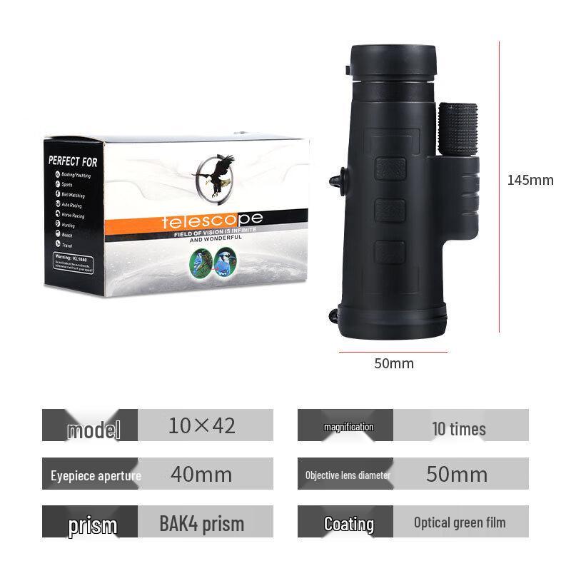 KunGuang HD Outdoor Monocular Telescope