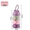 Portable Baby Formula and Snack Storage Container, Large Capacity Portioning Box for Infants