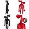 15.7 Inch Siren Head Plush Toy Soft Black And White Horror Stuffed Doll For Kids
