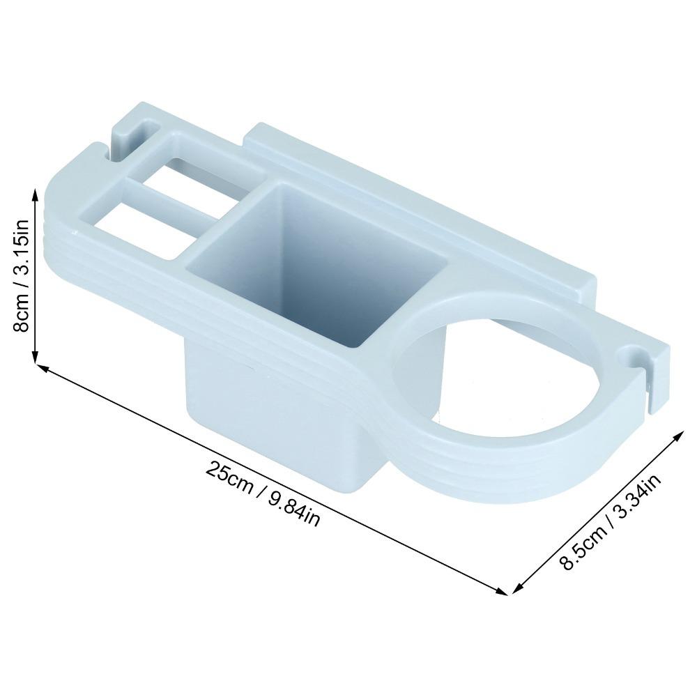 White Blue Pink Hair Dryer Holder Punch Free Hair Dryer Holder Storage Rack Bathroom синий