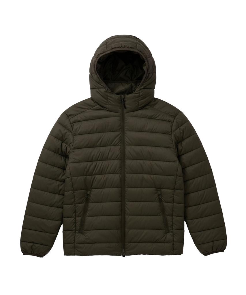 Standarderror 87-Stan276 Essential Curved Hooded Lightweight Padded Jacket 6 Colors