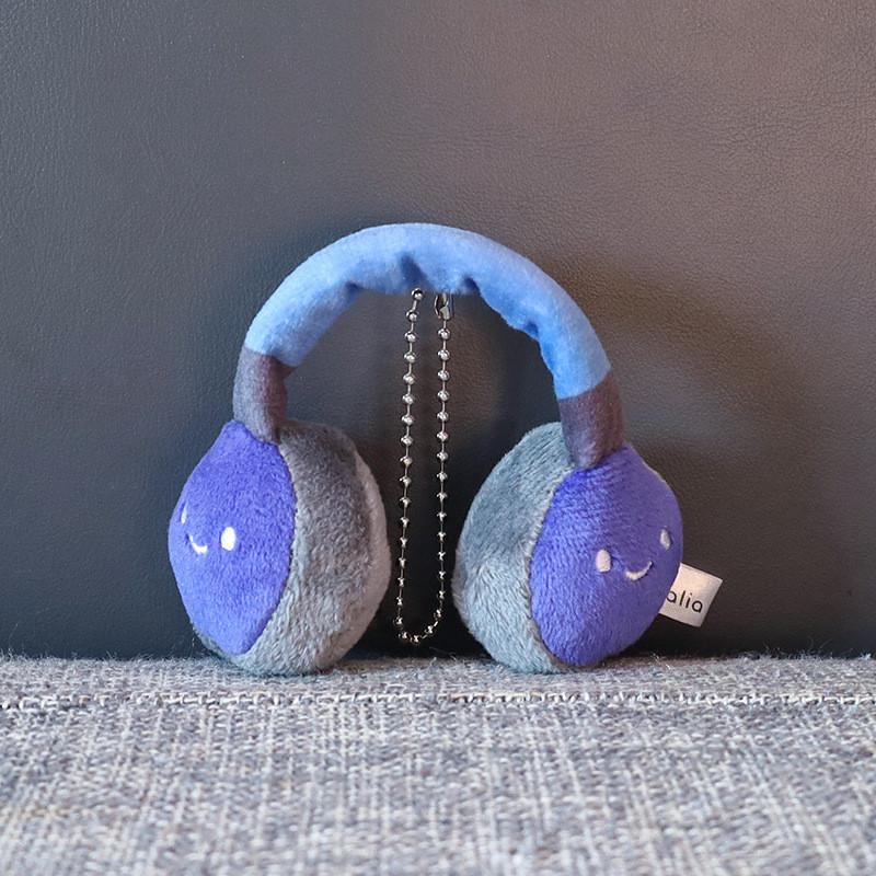 Adorable Creative Plush Little Eyes Tv Phone Charm Keychain Soft Doll Accessory