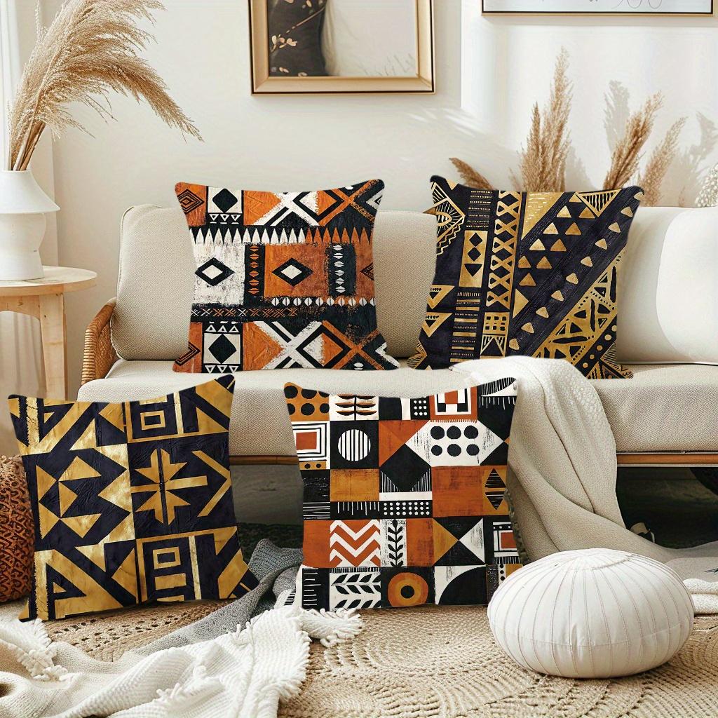 1/4pcs African Patterned Pillow Covers Sofa cushion cover home bedroom room decoration