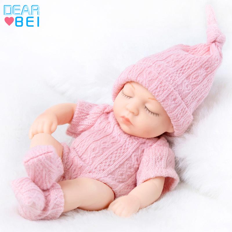 7-Inch Soft Vinyl Reborn Baby Doll Mini Figurine