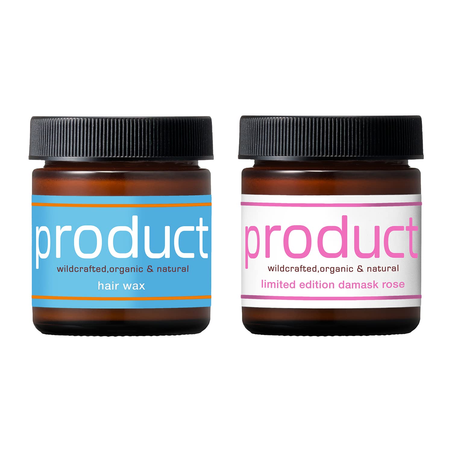 

The Product Hair Wax & Hair Wax Damask Rose Set (42g each)