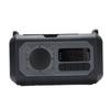 12000mAh Radio SOS Reminds Flashlight Power Bank AM FM WB Solar Hand Crank Radio with Battery Indica