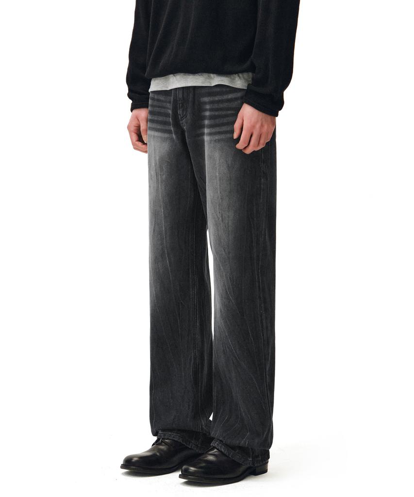 DECET Dawn Semi Wide Jeans Dcpt002Crblack2