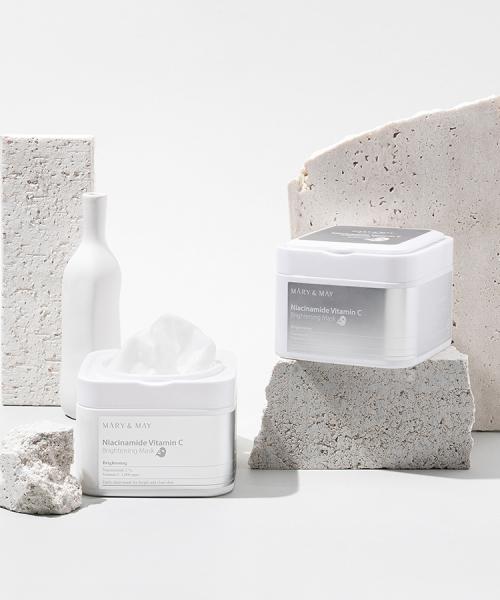 Mary & May Niacinamide + Vitamin C Brightening Mask 30 sheets/400g