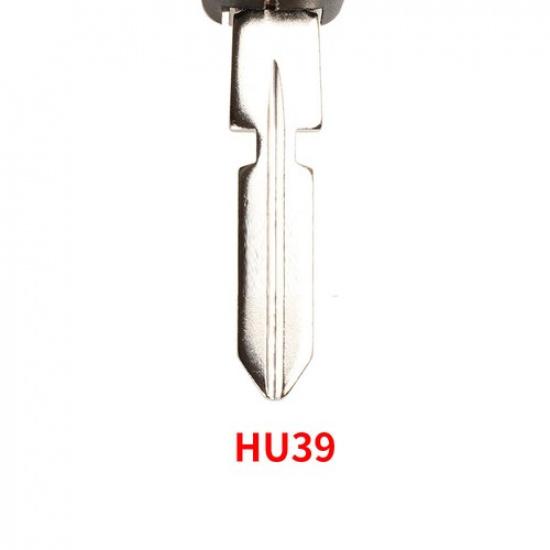 Remote Control Key Housing Shell HU39 1 Button for Mercedes-Benz 500E ML55 AMG