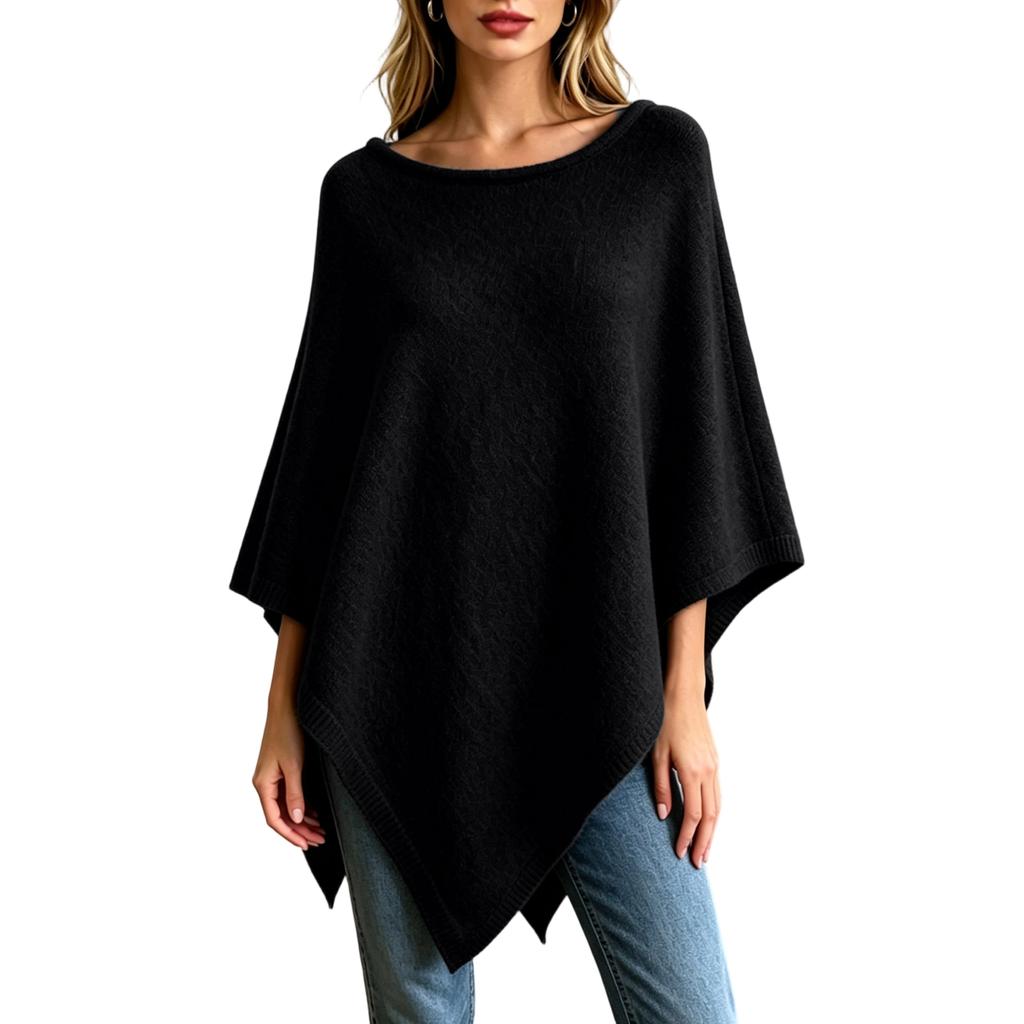 Women's Faux Shawl Cape Wrap Lightweight Casual for Daily Wear