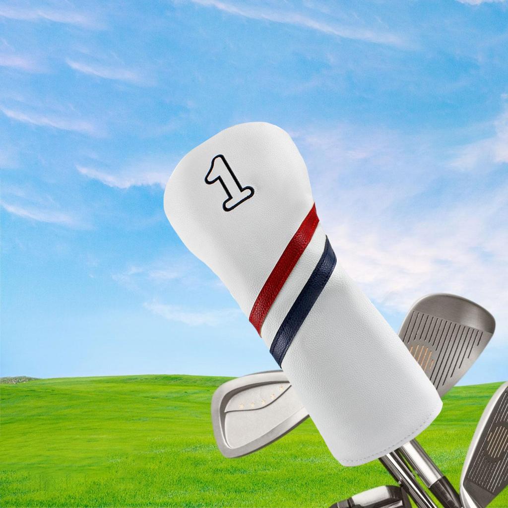 Golf Club Head Cover Accessories Durable Easy on Off Cover, with Number Tags,