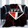 Pau-lo Fc Emblem Printed Throws Blanket Soft Flannel Blankets for Couch Bed Gifts for Men Women Picnic Blanket Christmas Gifts