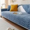 Thicken Sofa Cushion Lamb Fleece Wave Sofa Cover Warm Non-Slip Universal Couch Slipcovers for Living Room Sofas Cushion Decor
