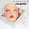 Silicone Practice Mannequin Head for Full Face and Eyebrow Makeup Training