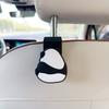 2pcs Cute Cartoon Panda Car Seat Headrest Hook - Universal Vehicle Storage Organizer for Handbags, Wallets, and Jackets