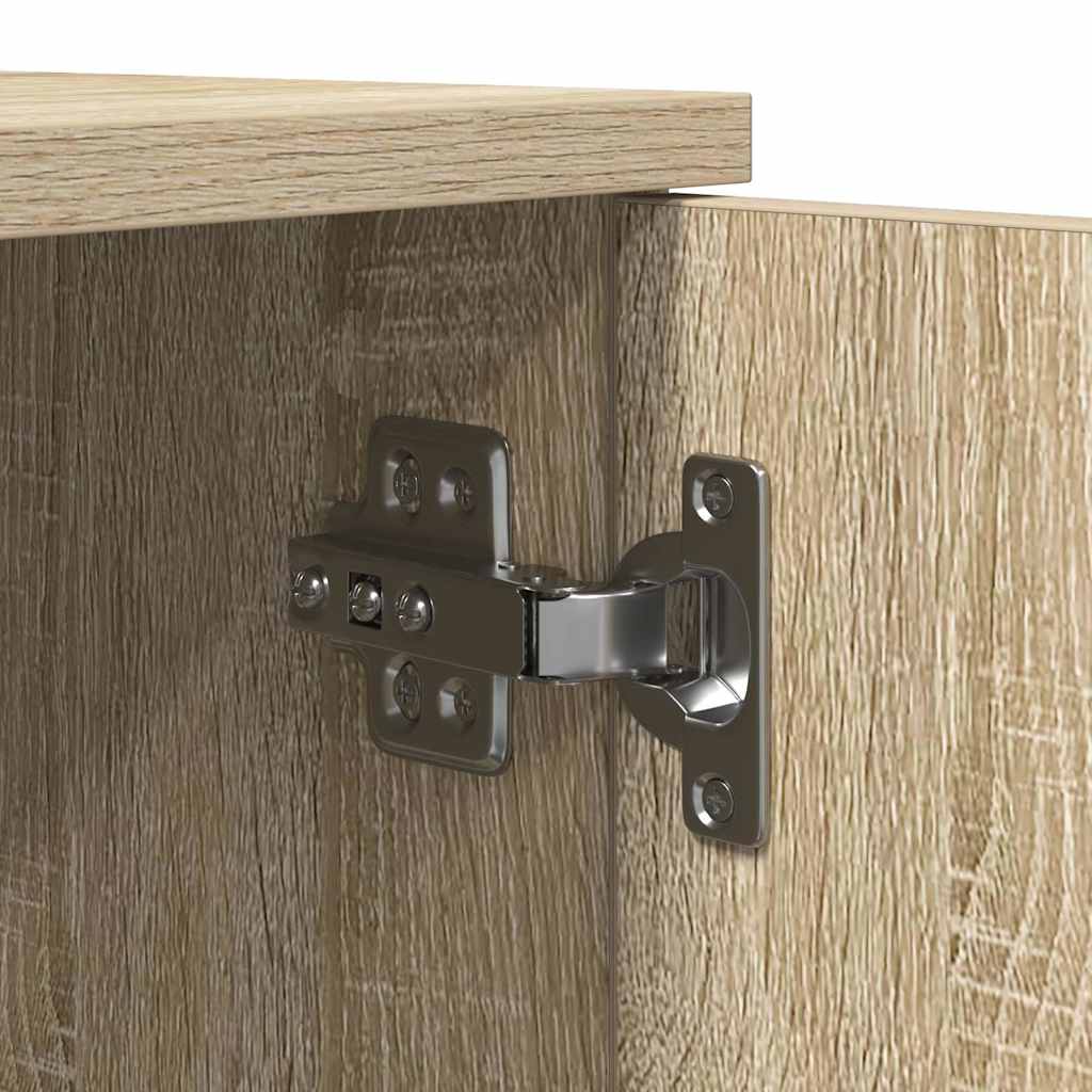 Storage Cabinet 2 Pcs Sonoma Oak 108 X 41 X 40 Cm