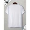 European size Men'S HELLO 60 Pattern Summer Casual Short Sleeve T-Shirt