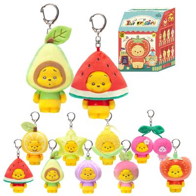TOP TOY Disney Winnie the Pooh Plush Pendant Series Gachapon Blind Box Figure Plastic Model Premium Soft Vinyl Toy Birthday Gift Winnie the Pooh