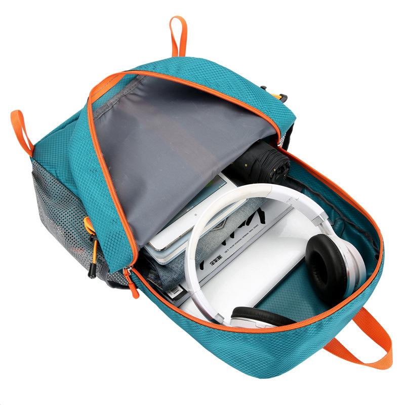 Schoolbag Outdoor Foldable Backpack Lightweight Travel Bag Anti-splashing Ultra Light Skin Bag Support Printed Cycling Student Bag