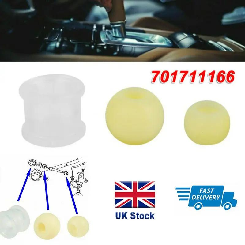 Kit di riparazione boccola selettore leveraggio cambio 3 PEZZI Barra di cambio per VW Transporter T4 1990-2013 OE # 701711166 7D0711131 015311544
