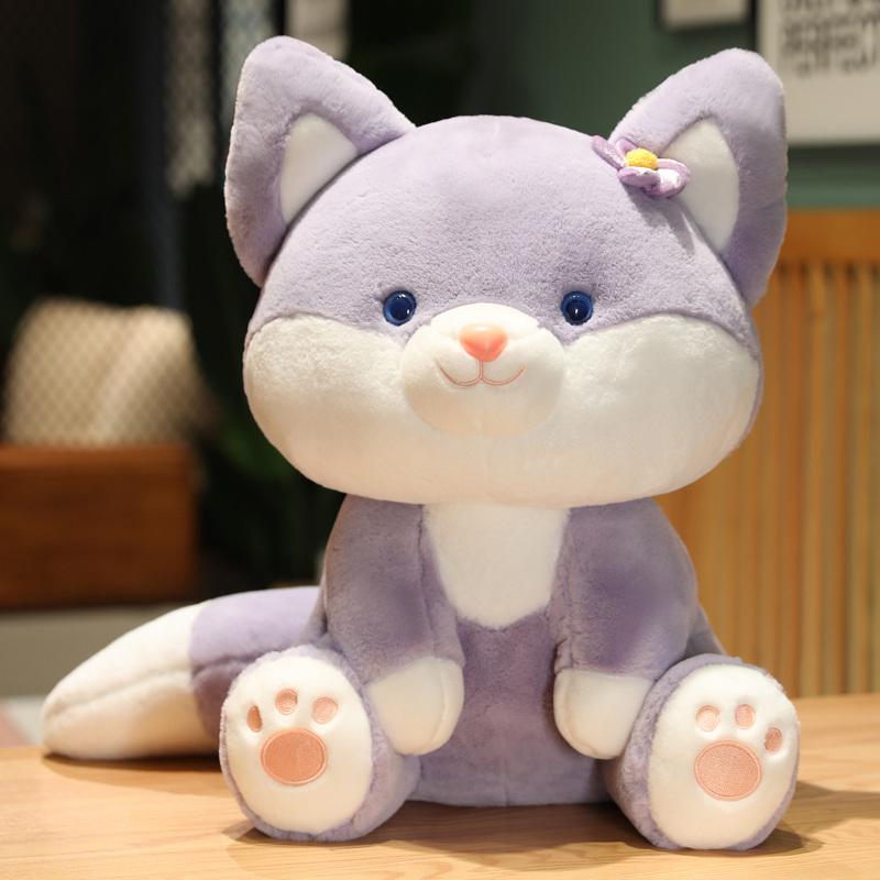25/50cm Realistisches Fuchs Plüschtier Stofftier Puppen Kinderkissen Kinderspielzeug Schlafzimmer Dekoration Stofffuchs Geburtstagsgeschenk 25cm
