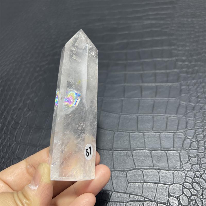 High Quality Natural Polished Clear Quartz Point Crystal Tower For Decoration