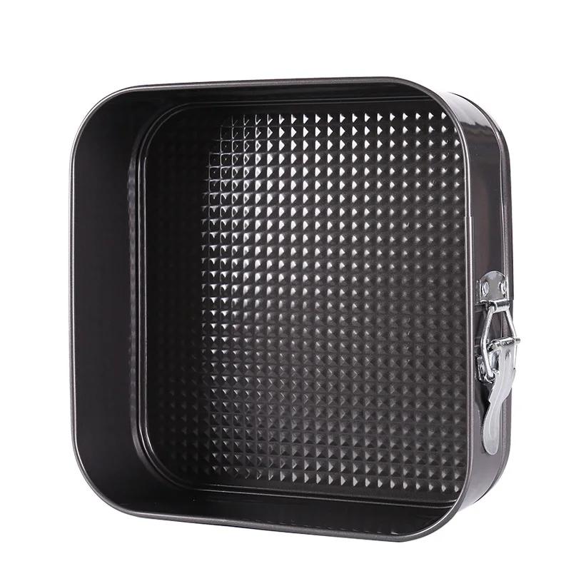 18-26cm Square Shape Cake Tins Mold Non Stick Baking Bake Trays Pan Kitchen Dining Bar Bread Loaf Pate Toast Cakes Movable Pan