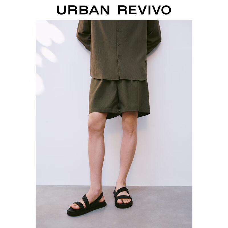 

UR Men s Fashion Casual Elastic Waist Shorts