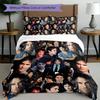 3pcs Duvet Cover Set (1*Duvet Cover + 2*Pillowcase, Without Core), Damon Salvatore Print Bedding Set, Bedroom Decor, All‑Season, Birthday Gift