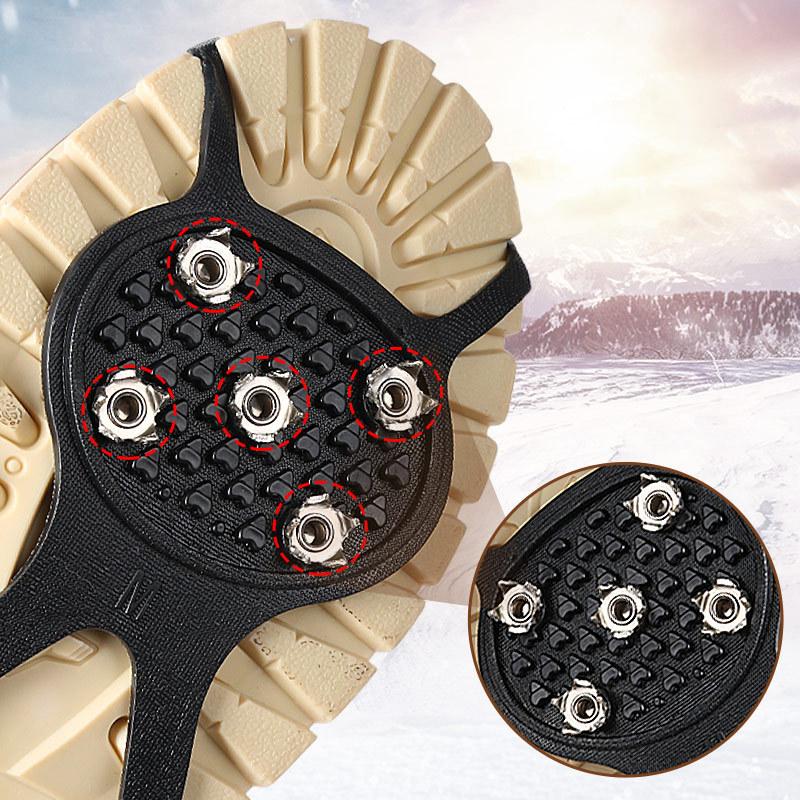 Five-toothed Crampons Anti-slip Shoe Covers, Snow and Ice Surface Anti-drop Covers