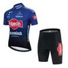 Completo da Ciclismo Tour De France, Set di Completi da Ciclismo Traspiranti a Manica Corta, Abbigliamento Sportivo da Esterno Asciugatura Rapida 2026 Estate Set di Completi da Ciclismo Traspiranti