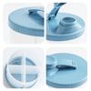 4 Compartments Portable Reusable Baby Food Storage Box Snacks Cups Newborn Milk Powder Organizer Formula Dispenser
