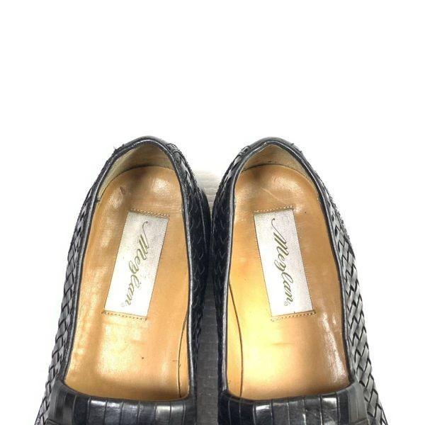 Vintage 80s-90s Mezlan Spain Tassel Loafers Moccasin Black 8.5 26.5-27.0(USED)