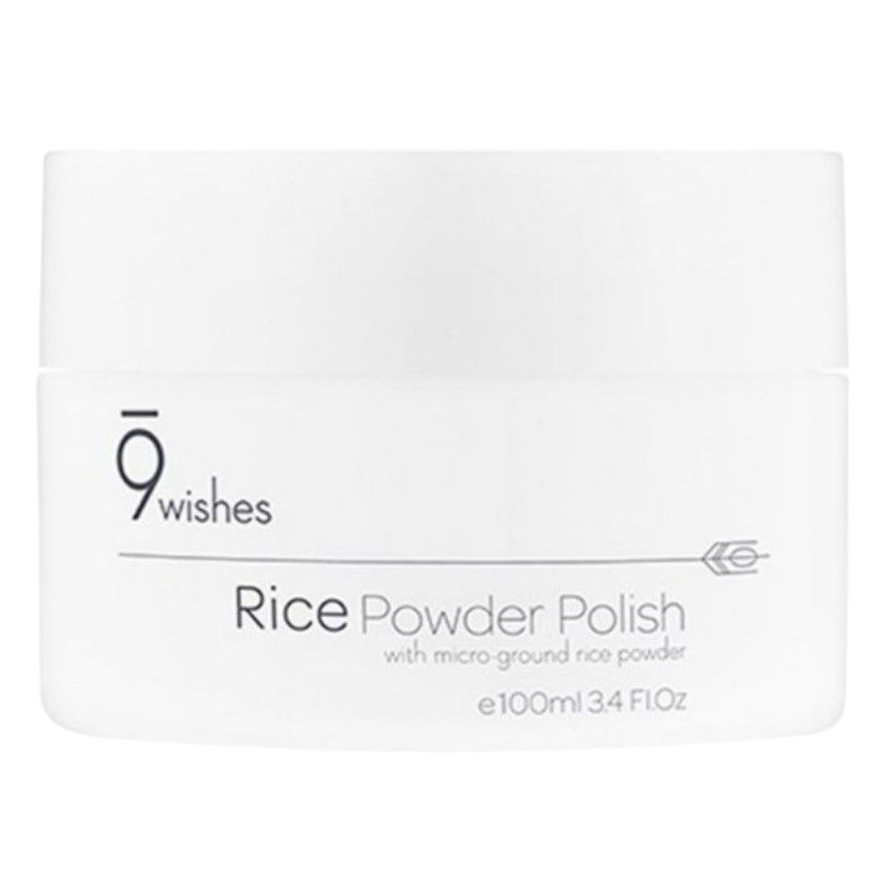 9wishes Rice Powder Polish Scrub Gentle Exfoliating & Brightening Face Scrub 100ml