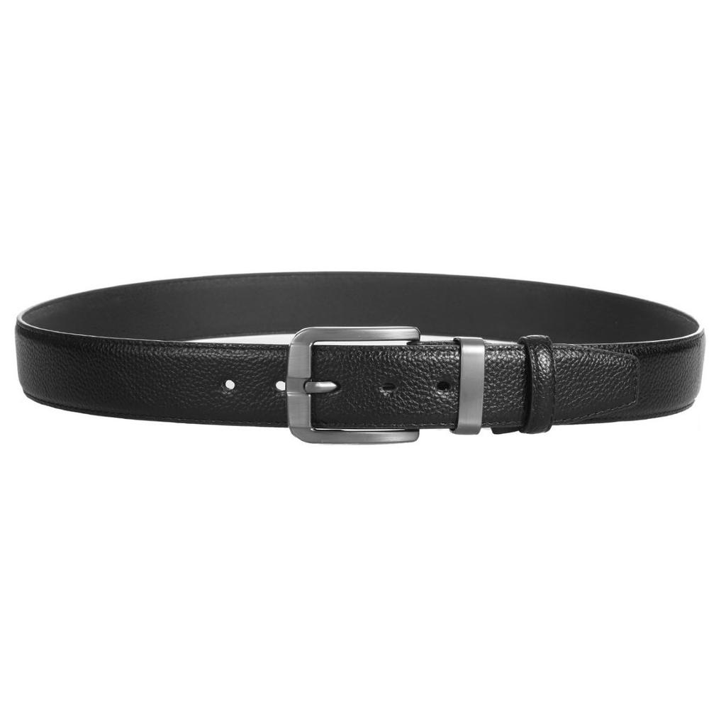 Belt Available Men'S Lychee Pattern Pin Buckle Casual Belt Business Men'S Belt