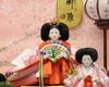 Hina Doll Case Decoration Hina Doll Cherry Blossom Pattern Back Five Person Case Decoration Komachi W63 X D38 X H44cm