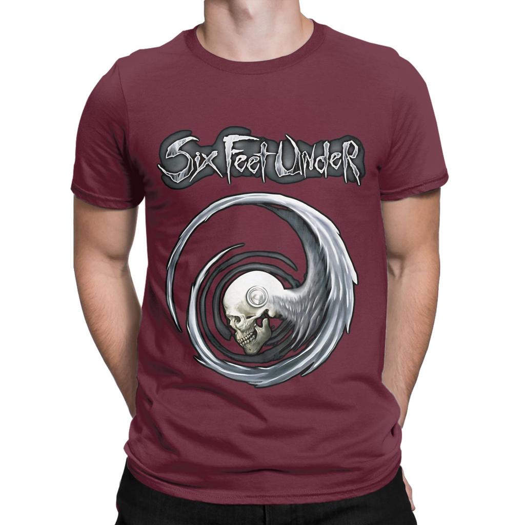 Six Feet Under Band Musikgenre Death Metal Death Roll Shirt Grafik 100% Baumwolle T-Shirt Six Feet Under T-Shirts Oberteile Für Unisex