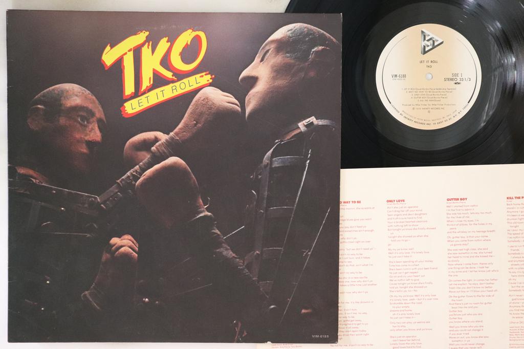 LP Record TKO - Let It Roll VIM6188 INFINITY 1979 Japan Rock Used