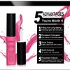 Long Lasting Liquid Lipstick in A Waterproof Matte End, Featuring A Dark Red Black, Perfect for Women'S Makeup, Including Lip Gloss and Lip Tint
