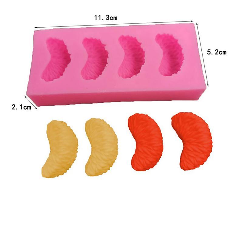 

Силиконовые формы с оранжевыми лепестками, мыло, свечи для изготовления десертов, выпечки, украшения дома