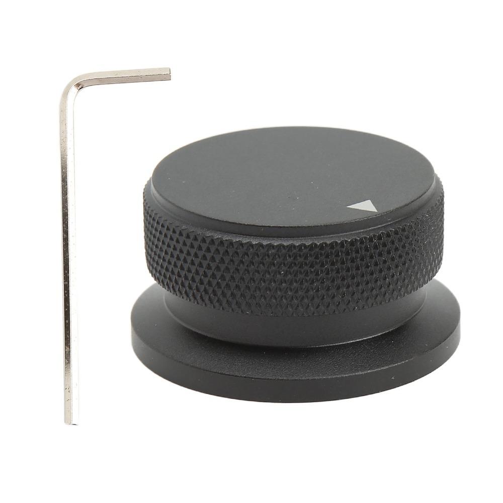 Aluminum Alloy Guitar Knob Set Black Color Volume Tone Control Knob Electric Guitar Accessory