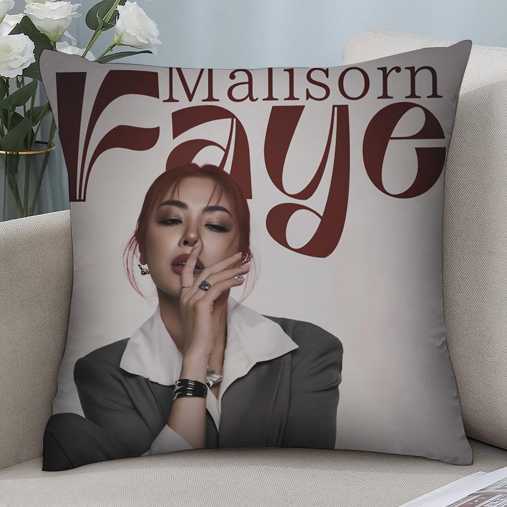 

P-Peraya Malisorn Faye Наволочка Короткий Плюш Наволочки Диван Декоративный Подарок Дом Двусторонняя Печать Наволочка 12x12Inch