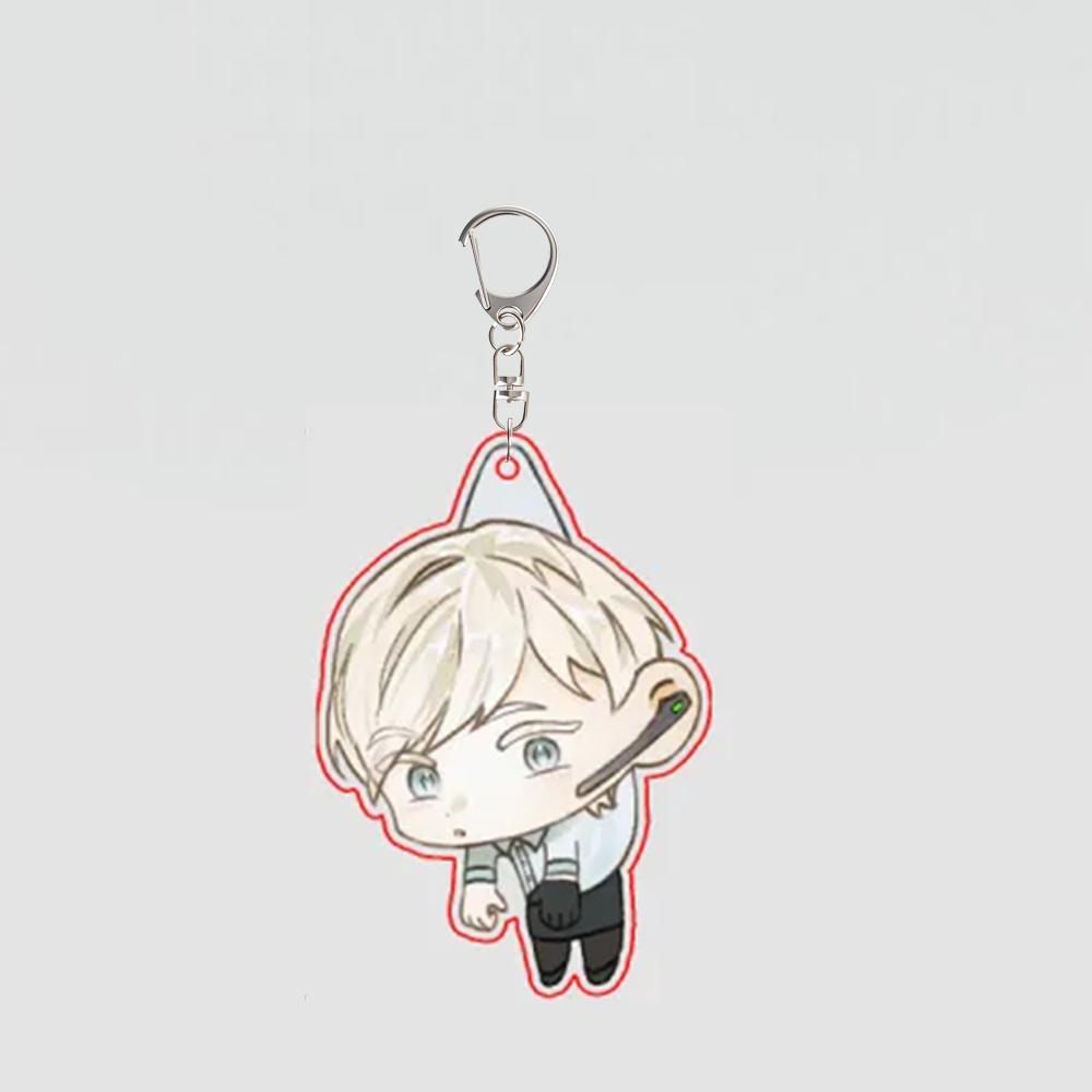 

For Game Peripherals RE Requiem Zeno Grace Leon Emily Victo HWS Acrylic Keychain Backpack Pendant Accessories Festival Gift