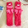 Mink Fleece Floor Socks Ugly And Cute Big Eye Funny Warm Medium And Autumn Sleeve Cartoon And H Y9O7
