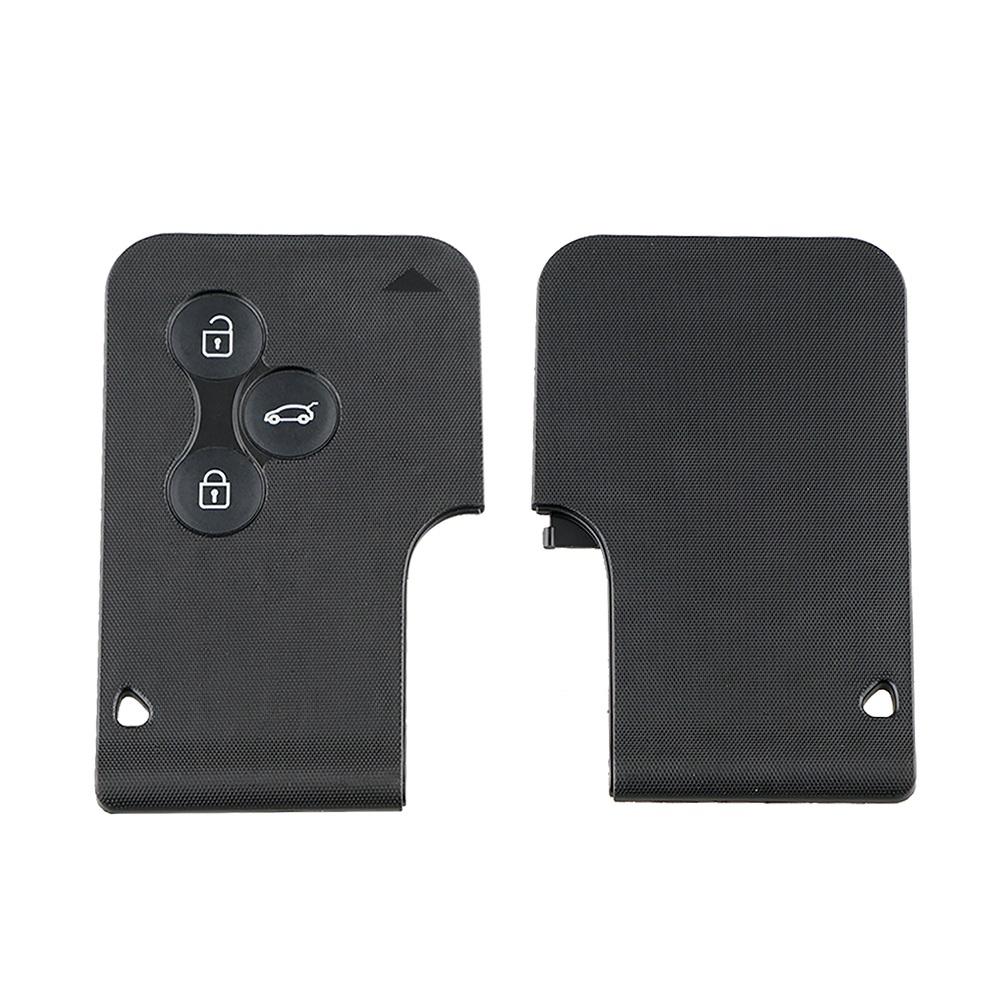 3-button Card Key Shell for Renault Megane 2 Scenic 2 Clio 3