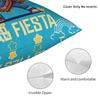 Let'S Fiesta Party Printed Pillow Case Mexican Amigo Cinco De Mayo Sombrero Comfy Pillow Cover Funny Pillowcases For Chair Sofa