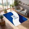 Tappeto in Velluto di Cristallo con Stampa Calcio Everton, Comodo Assorbente d'Acqua Antiscivolo Tappeto per Pavimenti Interni
